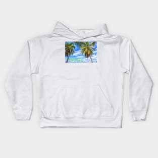 Palm Trees in South Florida Kids Hoodie